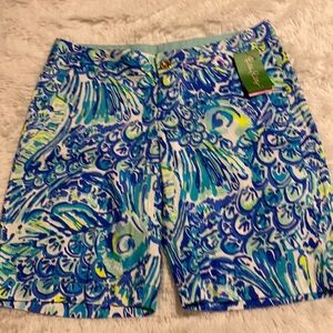 NWT Lilly Pulitzer Chipper Shorts Size 4